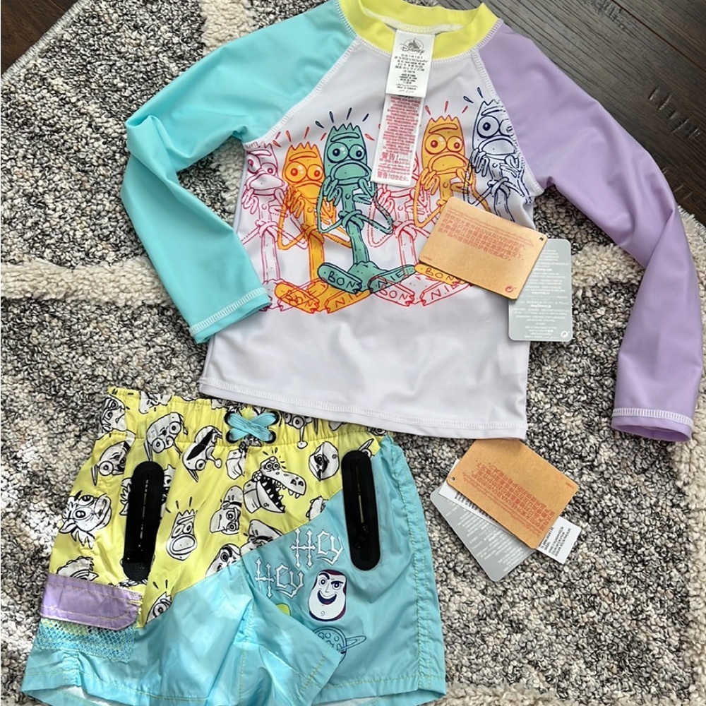 NWT Disney Toy Story Swim set
